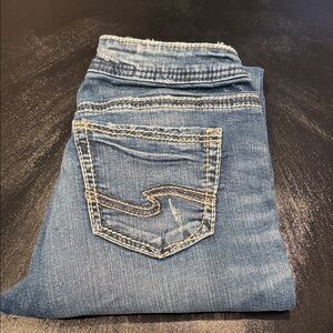 Silver Jeans Classic Blue Denim Girlfriend